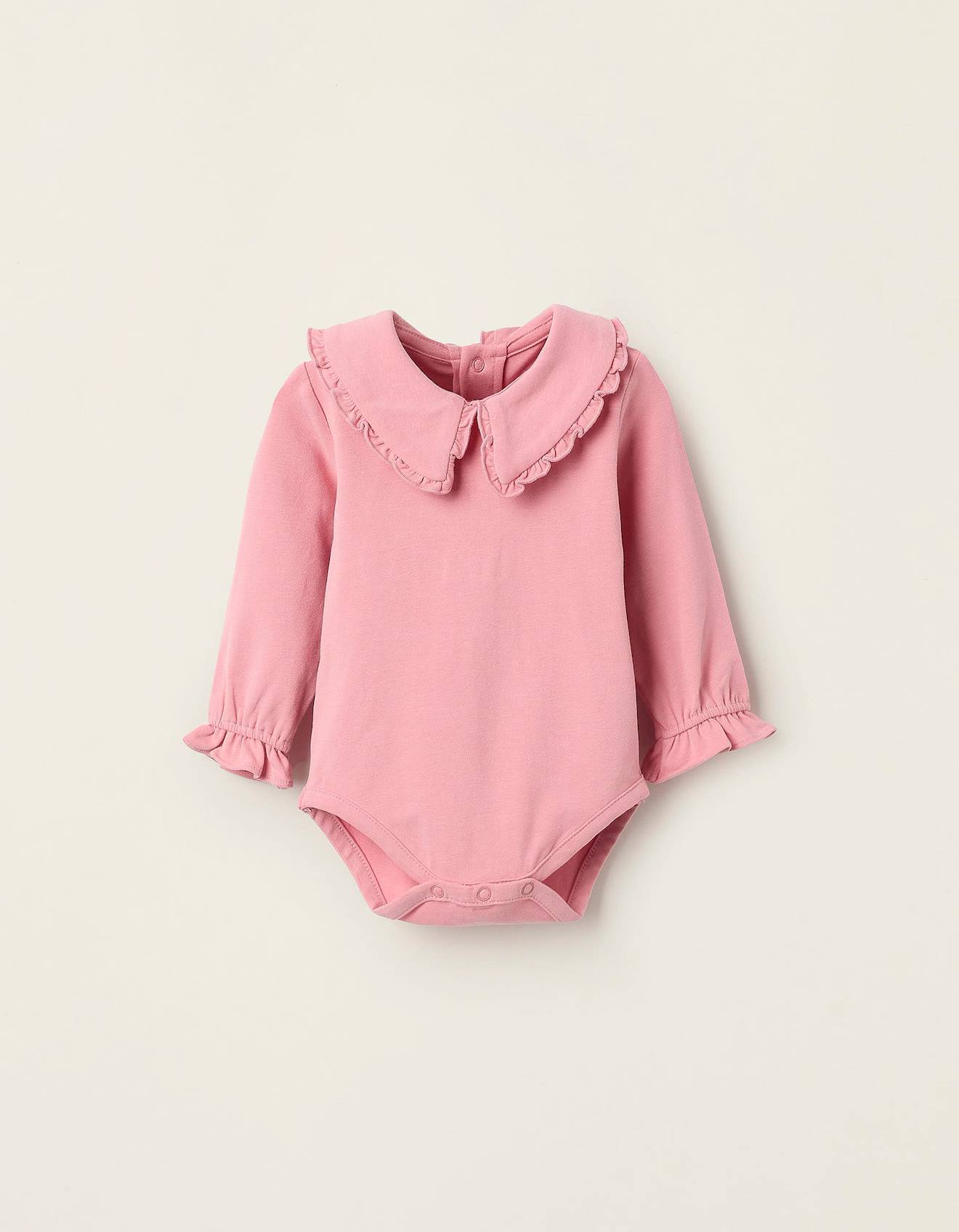 Body Avec Volants Rose Clair