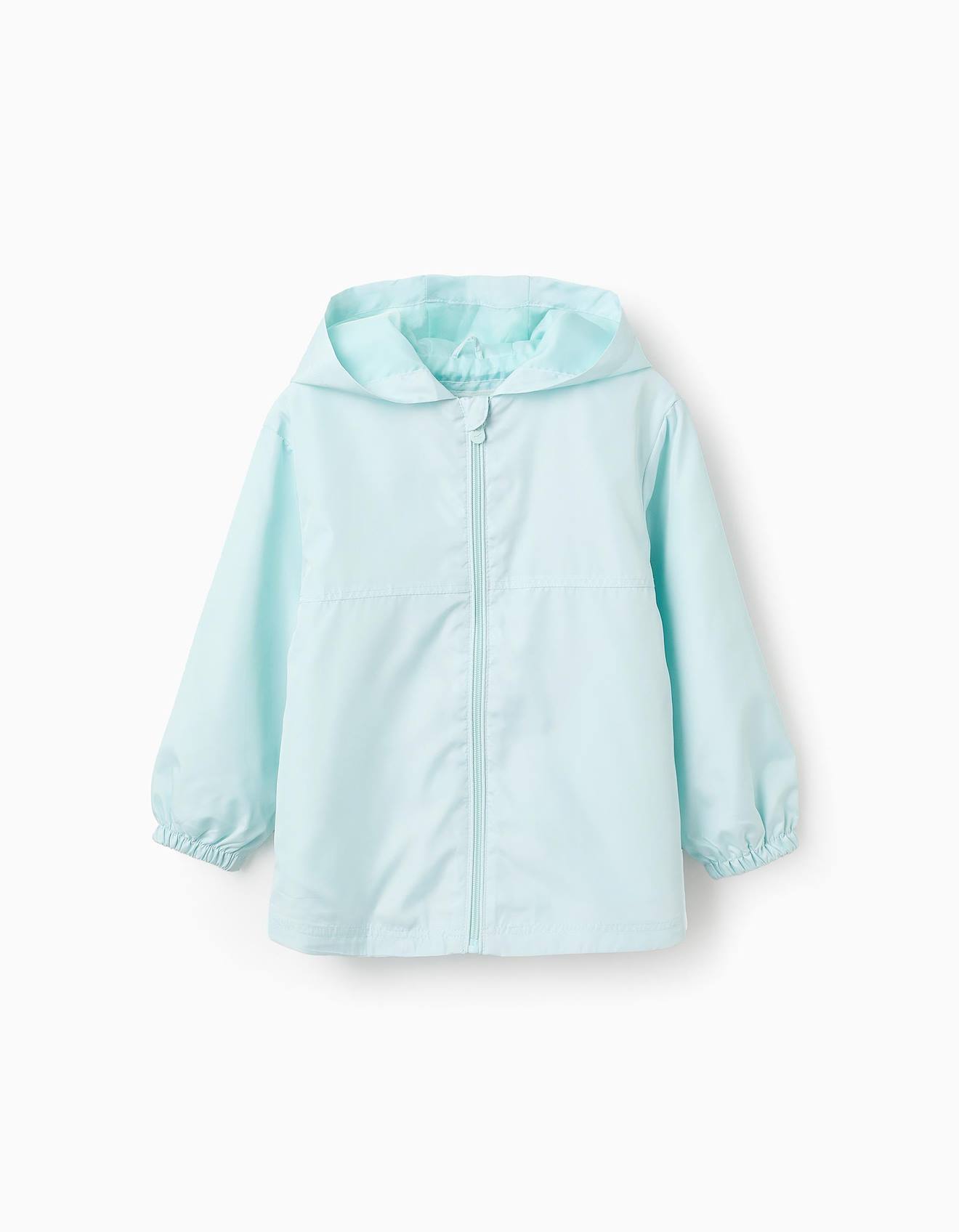 Coupe-vent Avec Capuche Bleu Clair