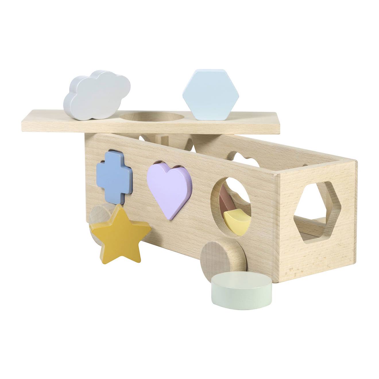 Boîte À Formes Voiture Bois