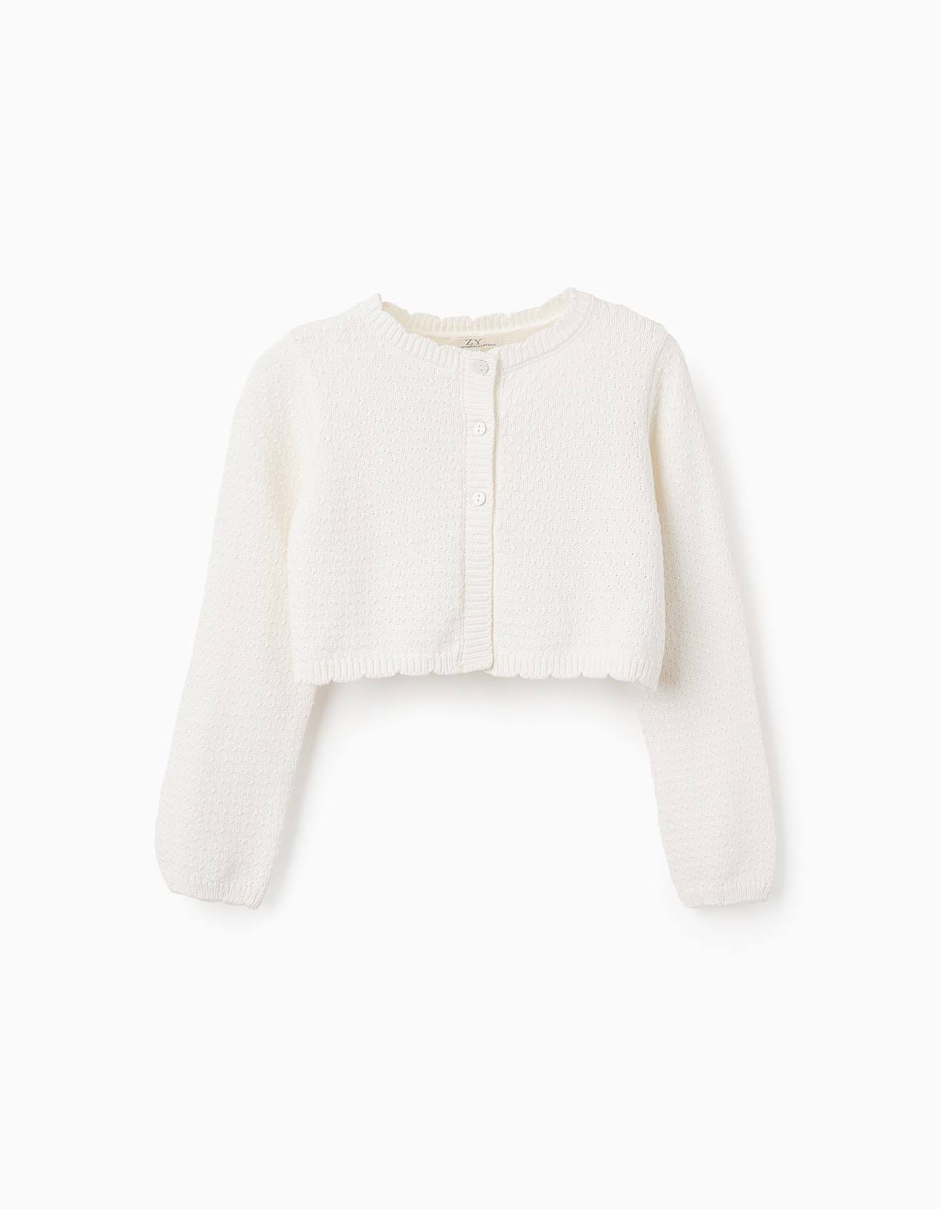 Boléro En Maille Texturée Brothers & Sisters Beige Clair