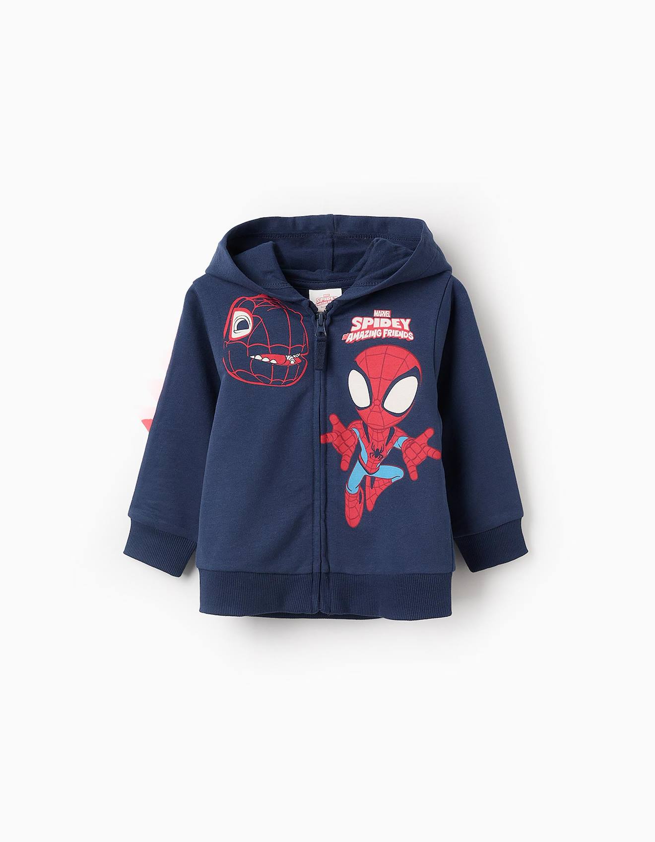 Veste En Coton Spiderman Bleu Foncé