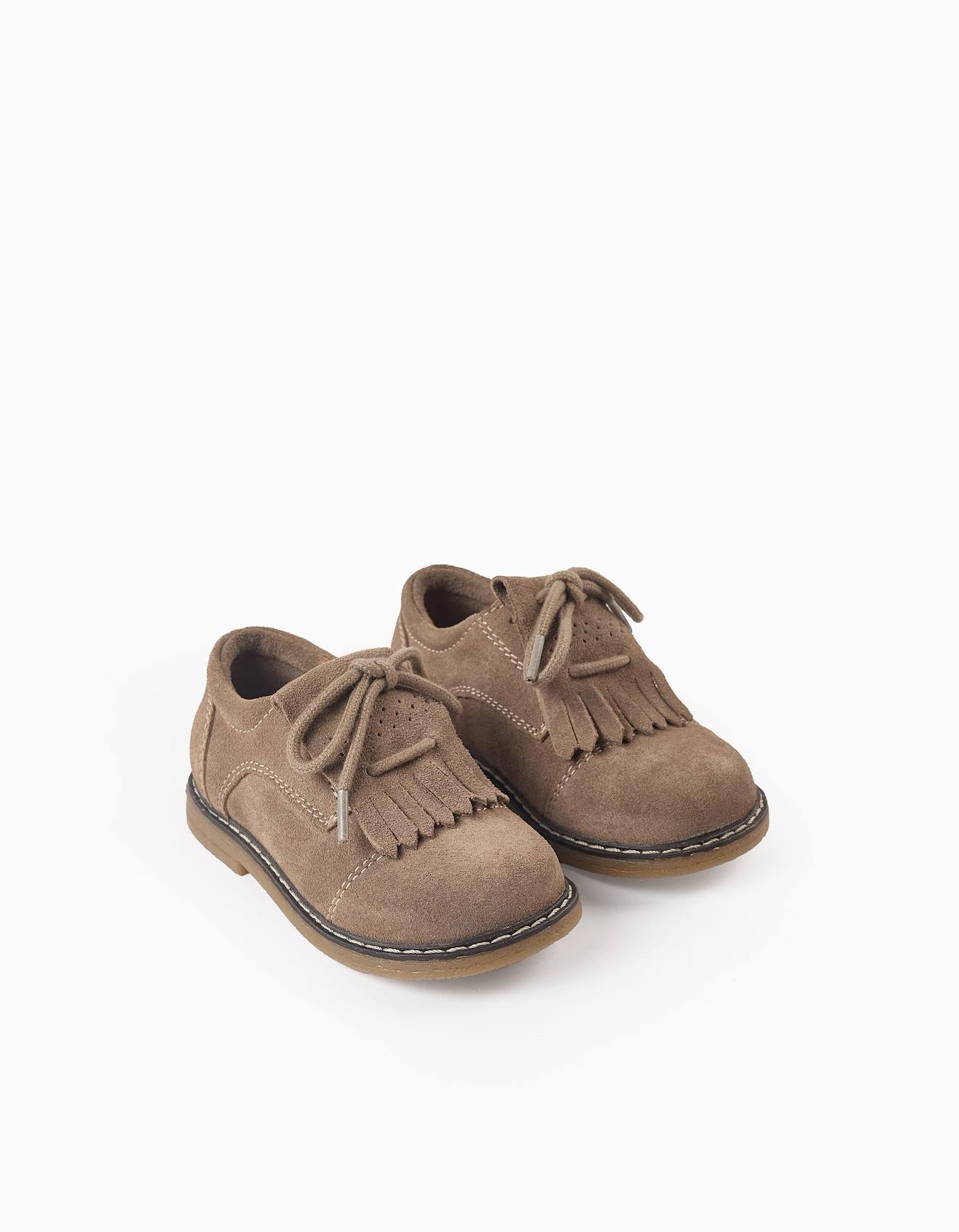 Chaussures En Daim Franges Beige Clair 55 €