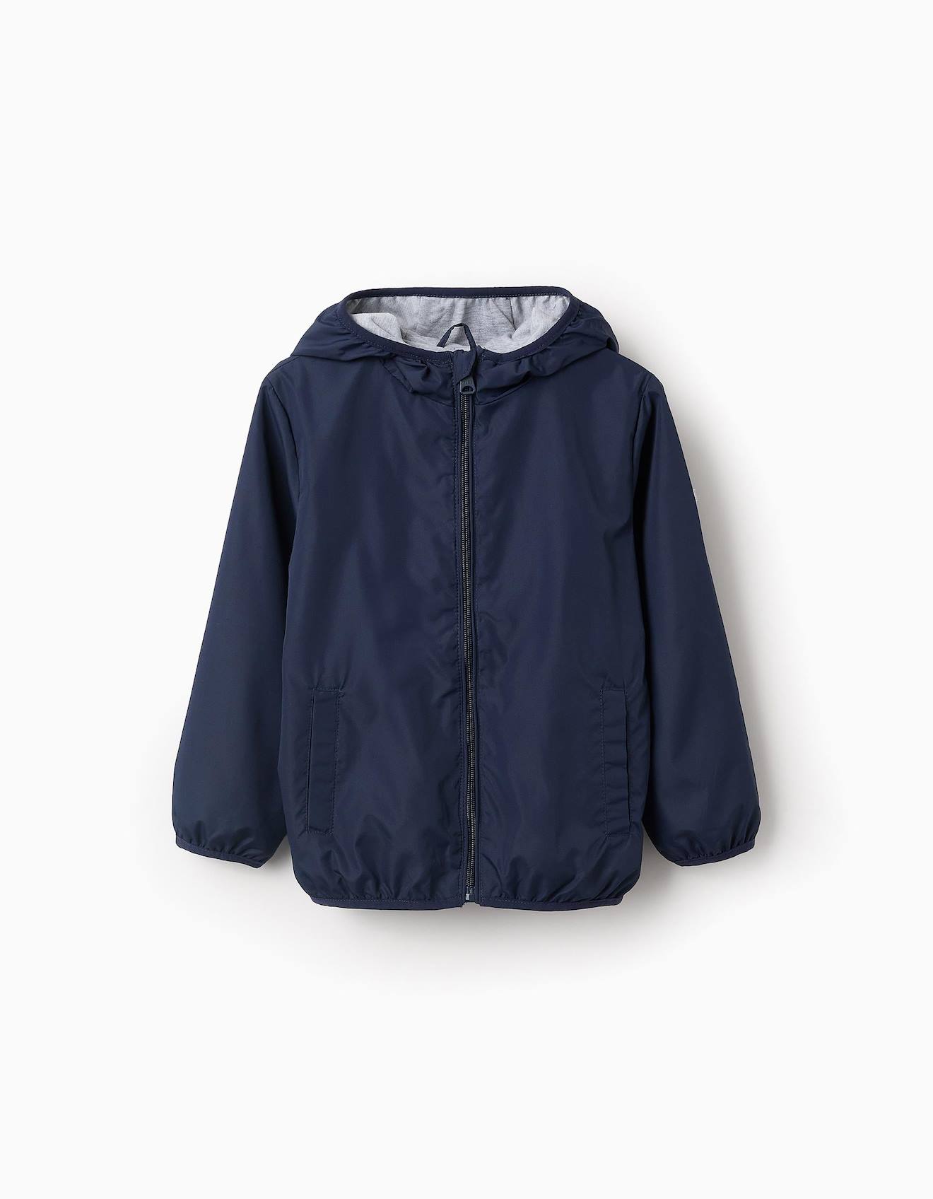 Coupe-vent Avec Capuche Bleu Foncé