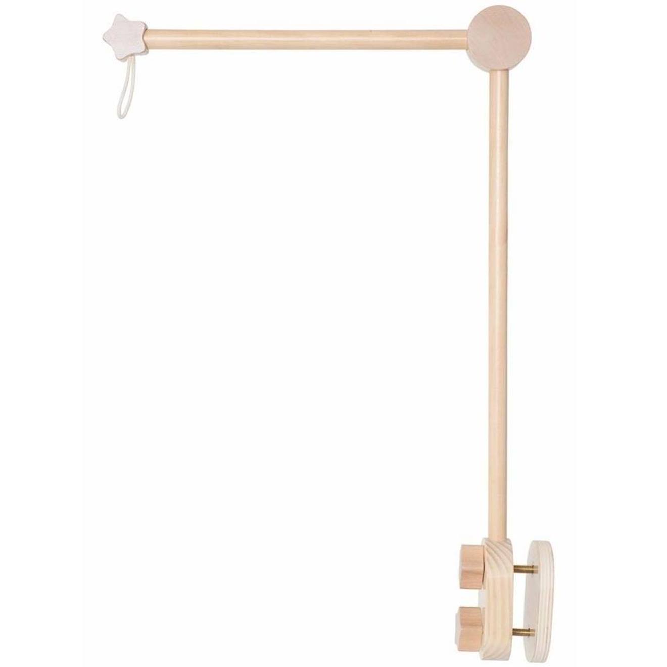 Support De Bras Mobile Universel En Bois Pour Lit Bébé Beige