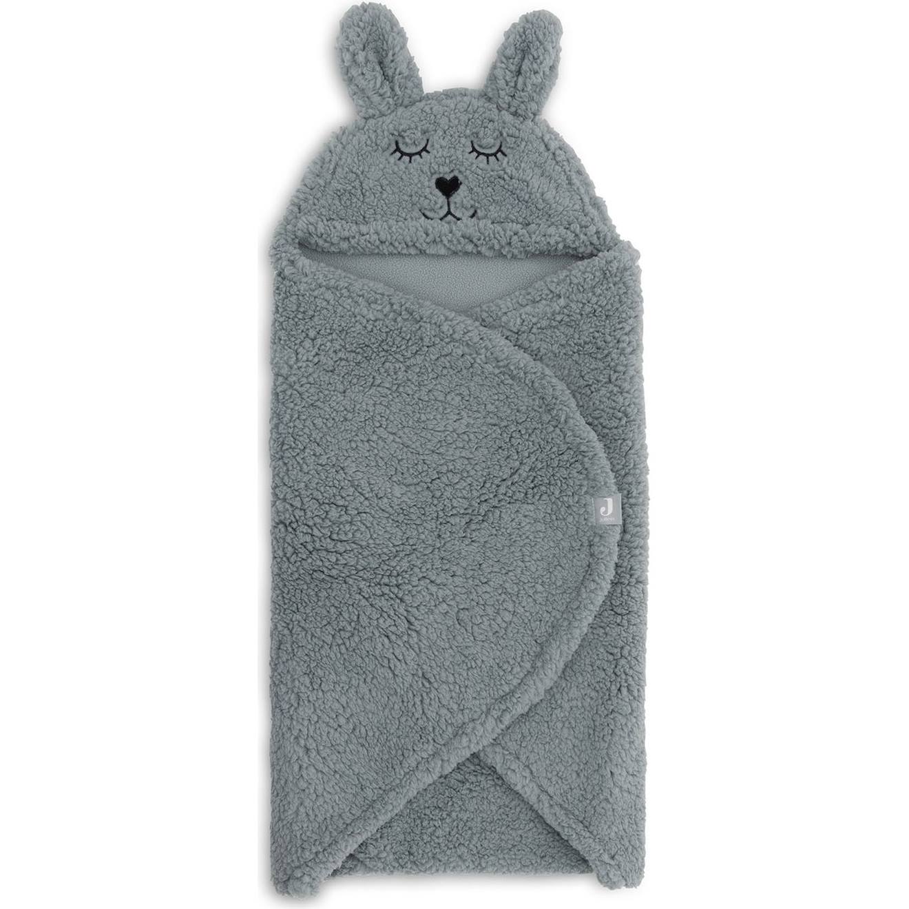 Couverture Nomade Bunny Bleu, Noir