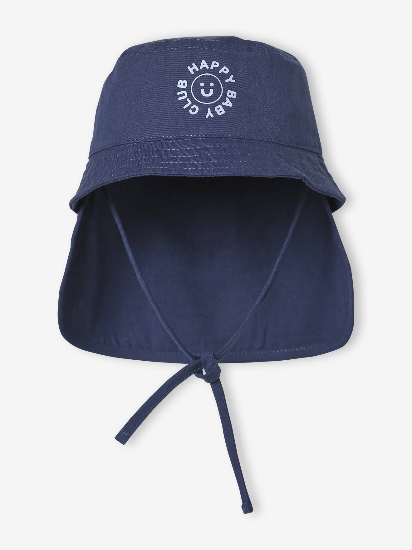 Bob bébé avec couvre nuque bleu indigo