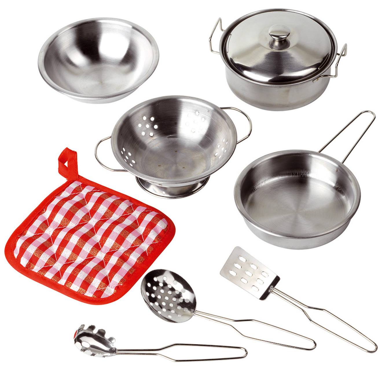 Set De Cuisine 8 Pièces Gris