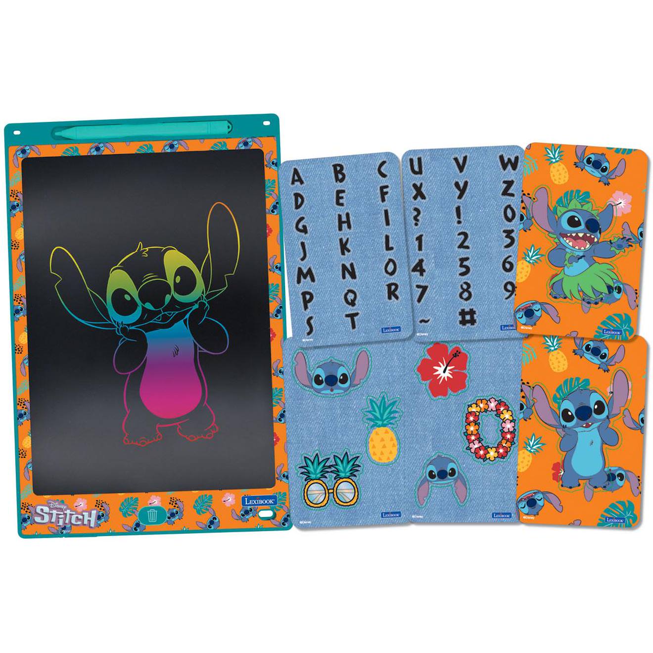 Tablette À Dessins Électronique Multicolore Stitch Bleu