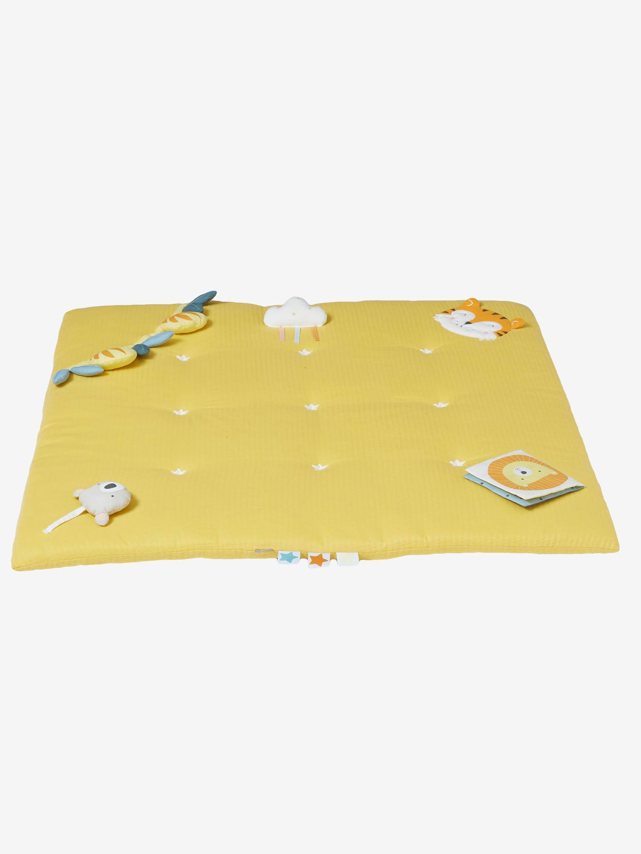 Tapis d'éveil en lange Tropik moutarde (Vertbaudet) - Image 2