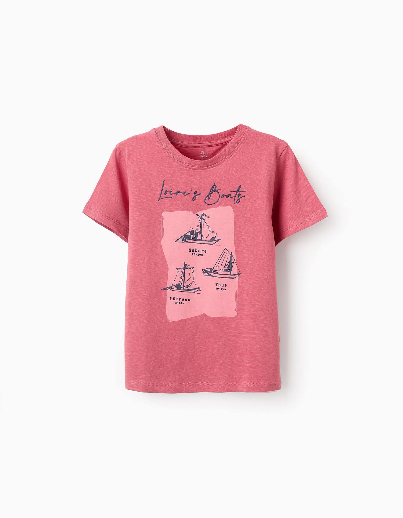 T-shirt De Coton Rose Foncé
