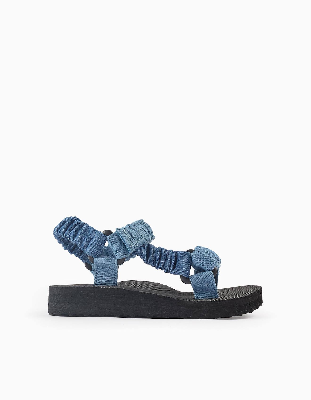 Sandales En Jean Bleu