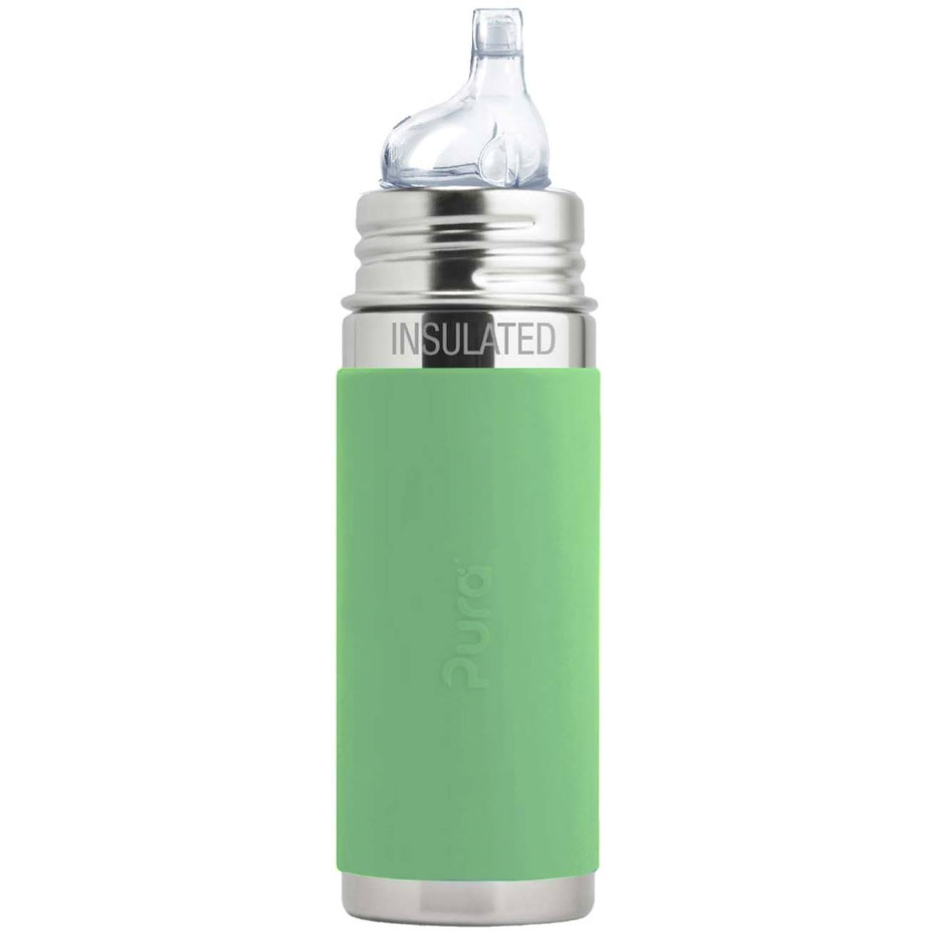 Biberon À Bec Isotherme En Inox 260 Ml - Moss Vert