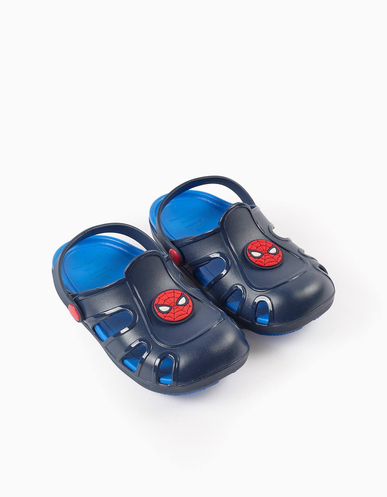Sabots En Caoutchouc Spiderman Bleu Foncé