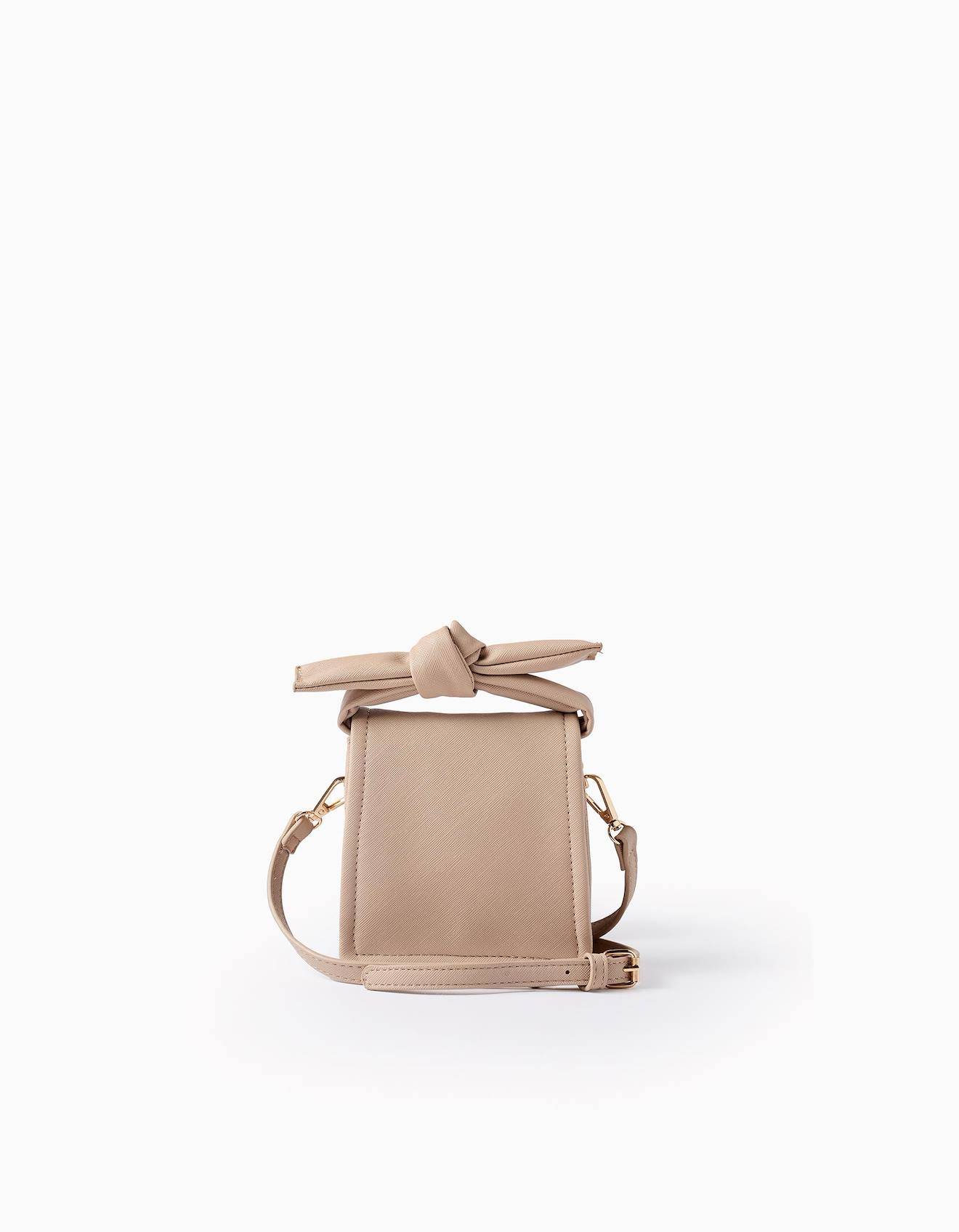 Sac Bandoulière Avec Nœud Cérémonie Blanc