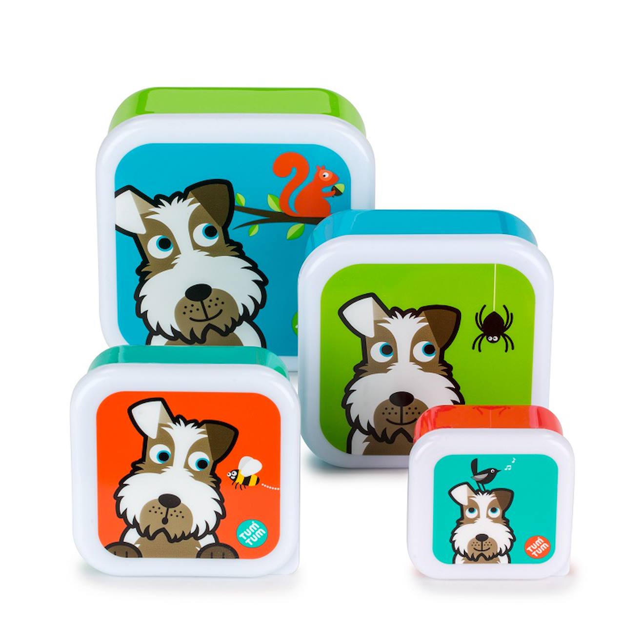 Lot De 4 Boites Gigognes Scruff Multi-coloured