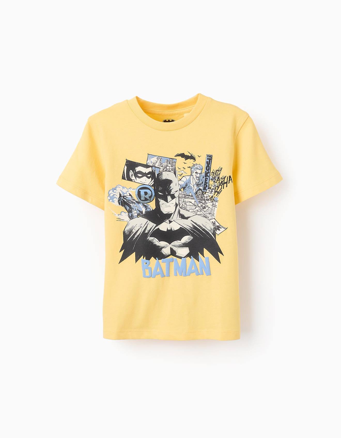 T-shirt En Coton Batman Jaune