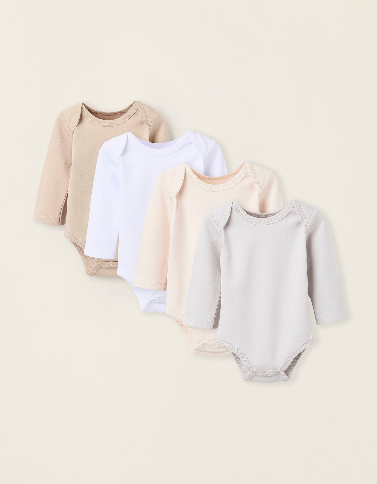 Pack 4 Bodies De Coton Multicolore