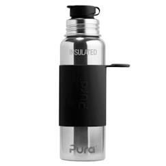 Gourde sport isotherme en inox 650 ml - black  - vertbaudet enfant