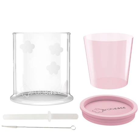 Grabease - Gobelet D'apprentissage Modulable Rose