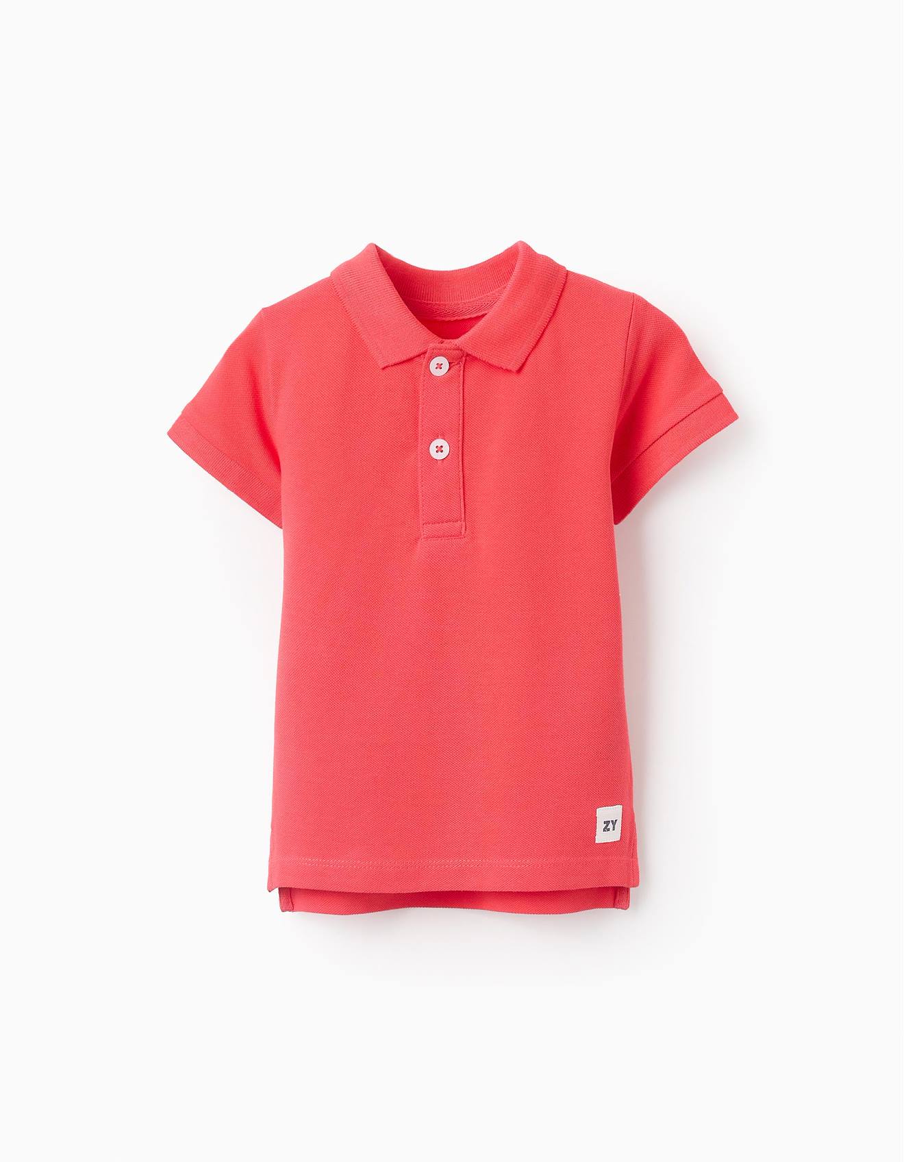 Polo En Coton Rouge