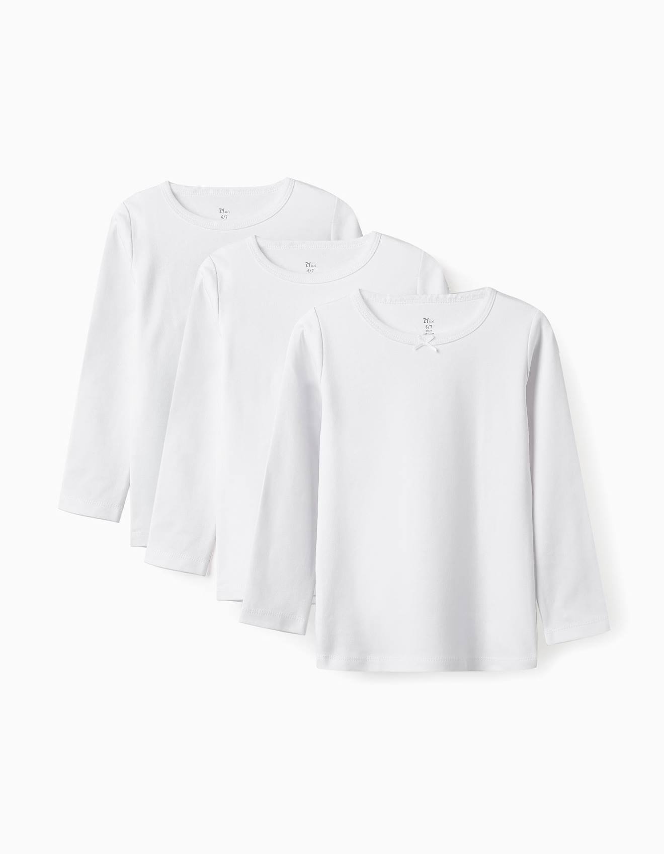 Pack 3 Maillots De Corps Avec Nœud Blanc
