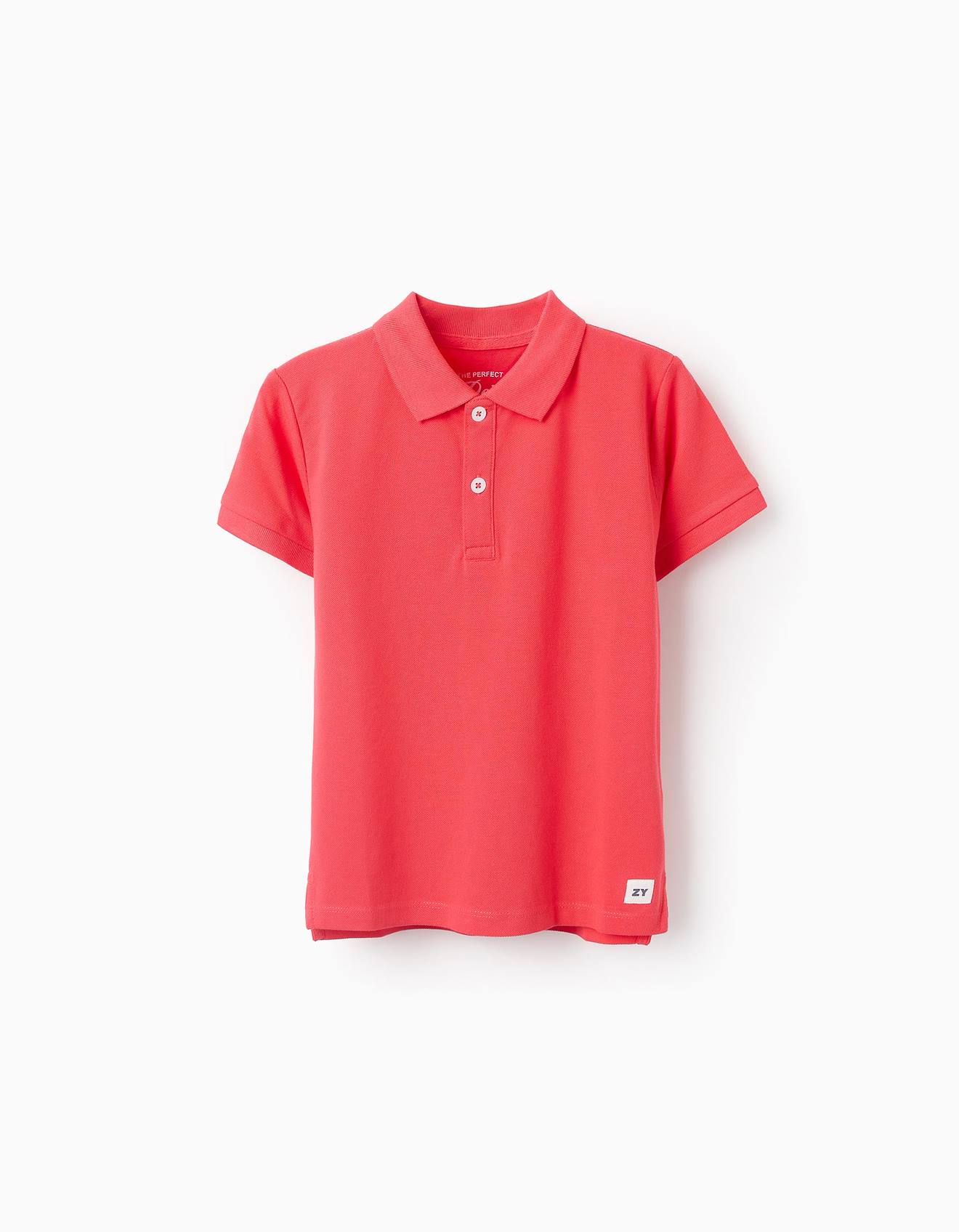 Polo En Coton Rouge