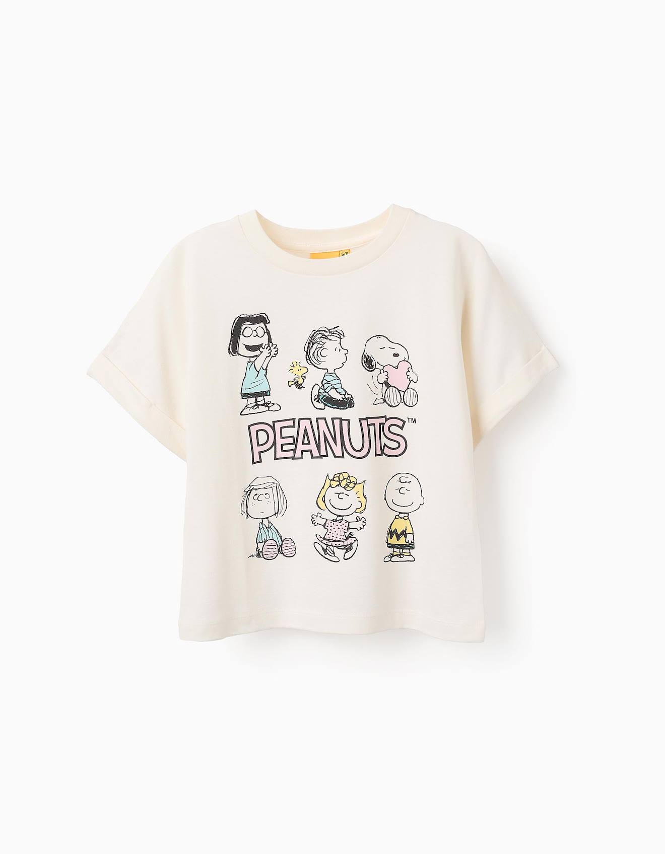 T-shirt De Coton Snoopy Blanc