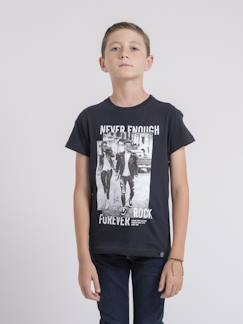 T-shirt col rond pur coton jamijel garçon  - vertbaudet enfant
