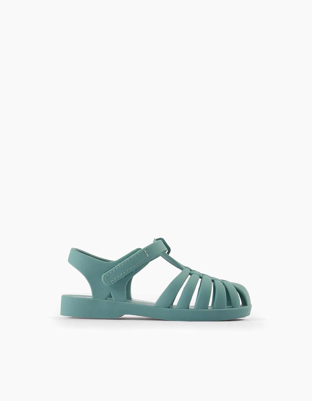 Sandales En Caoutchouc Souple Bleu Foncé