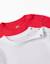 Pack 2 t-shirts à manches longues Blanc+Bleu foncé+Rouge 11 - vertbaudet enfant 