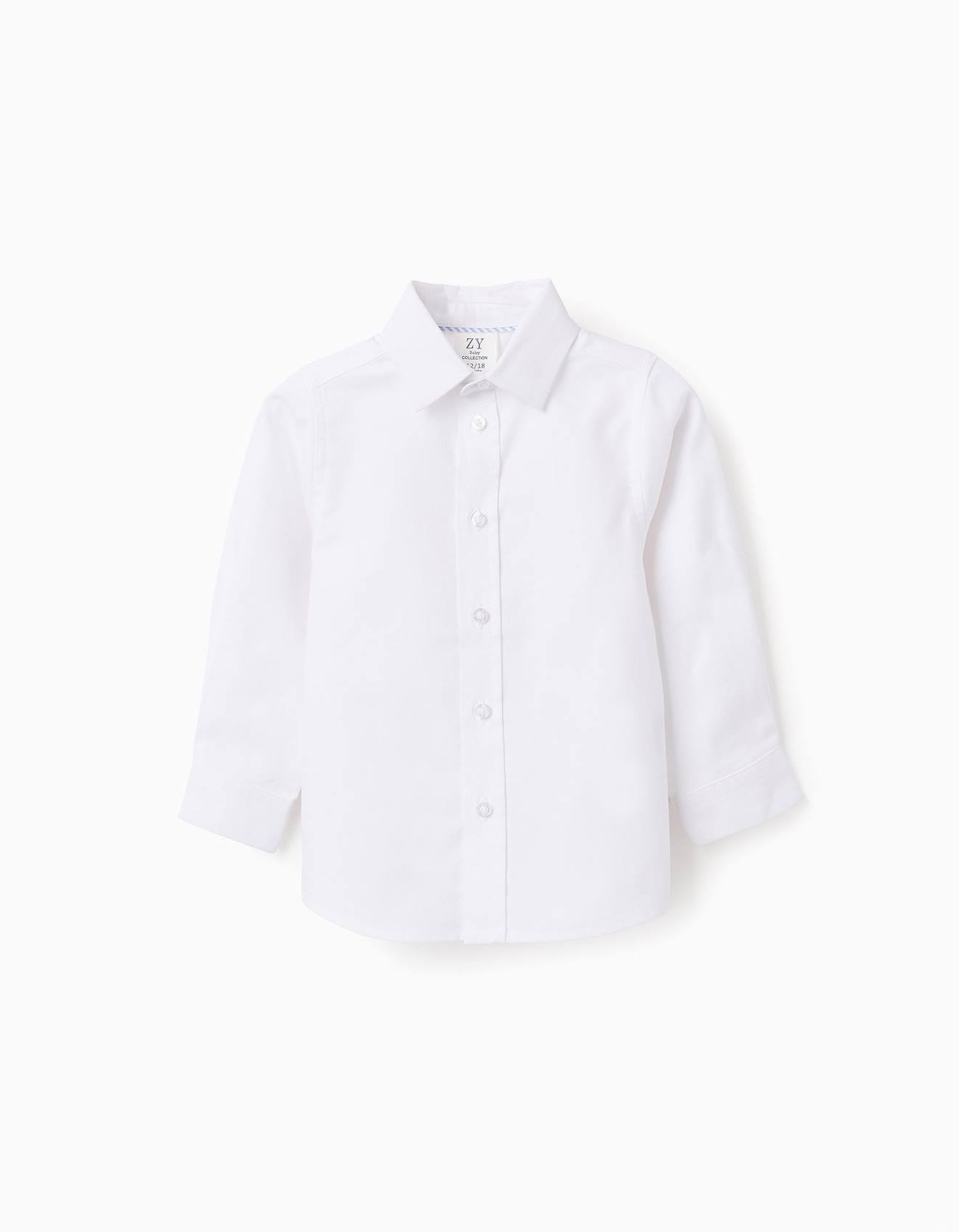 Chemise En Oxford De Coton Blanc