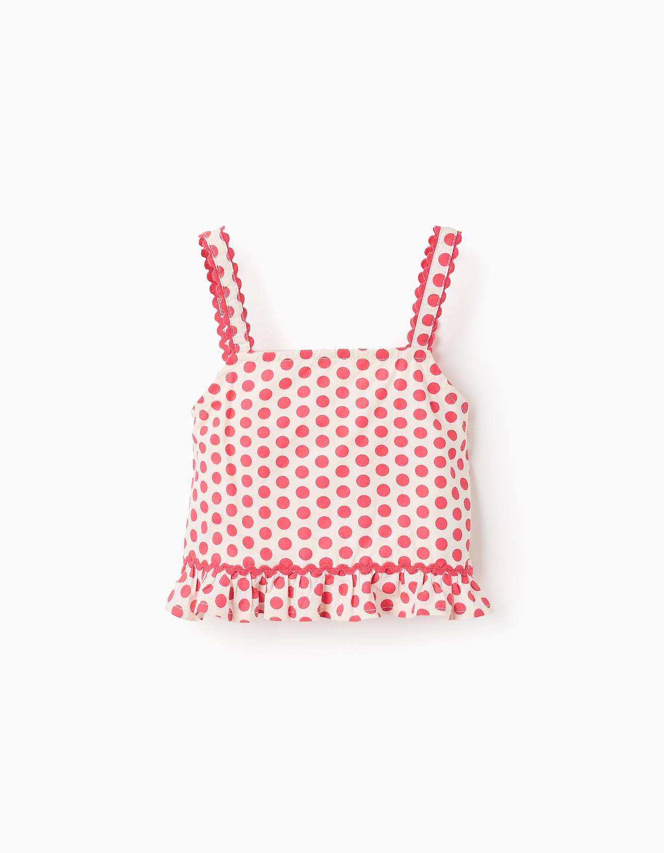 Débardeur À Pois Rouge