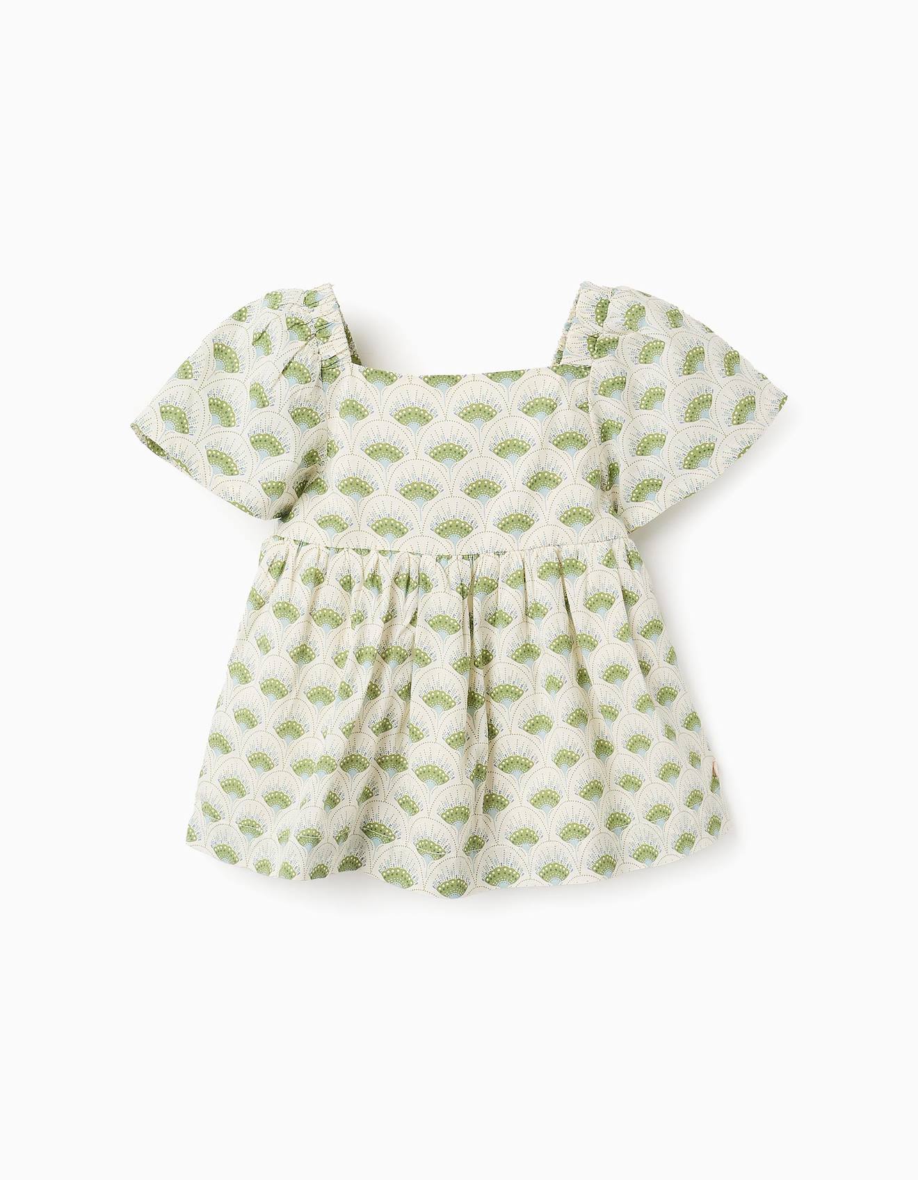 Chemisier Avec Motif Floral Vert Clair