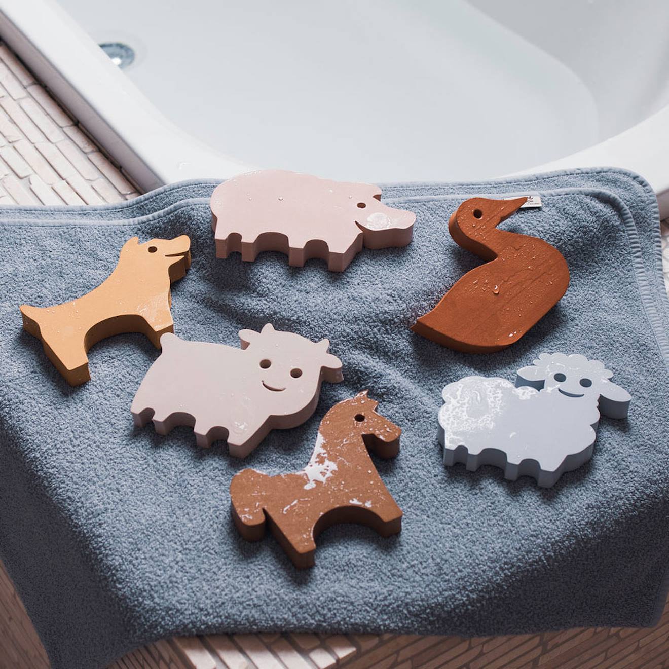 Waterfun Set - 6 Animaux Ferme Multi-coloured