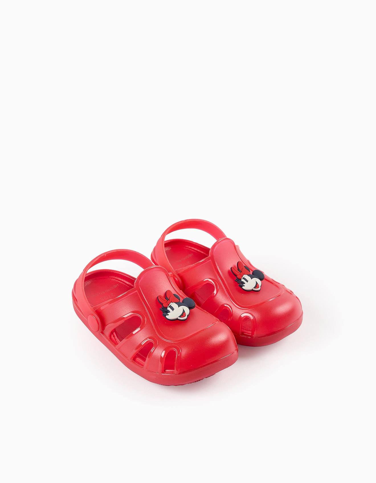 Sabots En Caoutchouc Minnie Rouge