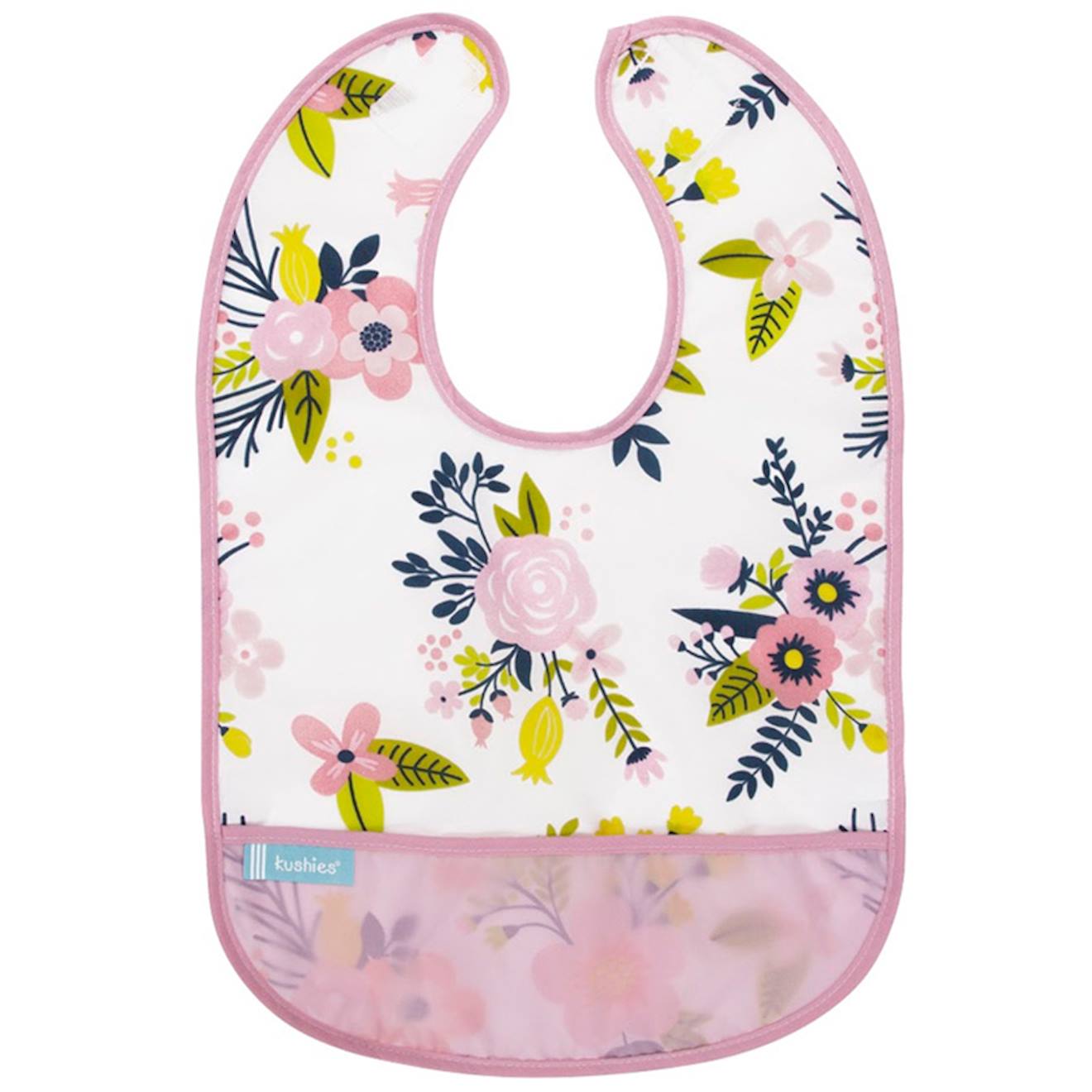 Bavoir 12-36 Mois Pink Garden Flowers Multi-coloured