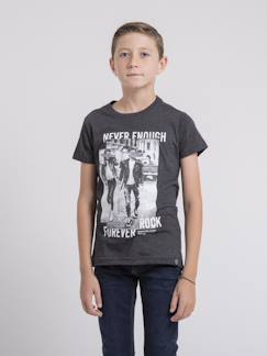 T-shirt col rond pur coton jamijel garçon  - vertbaudet enfant