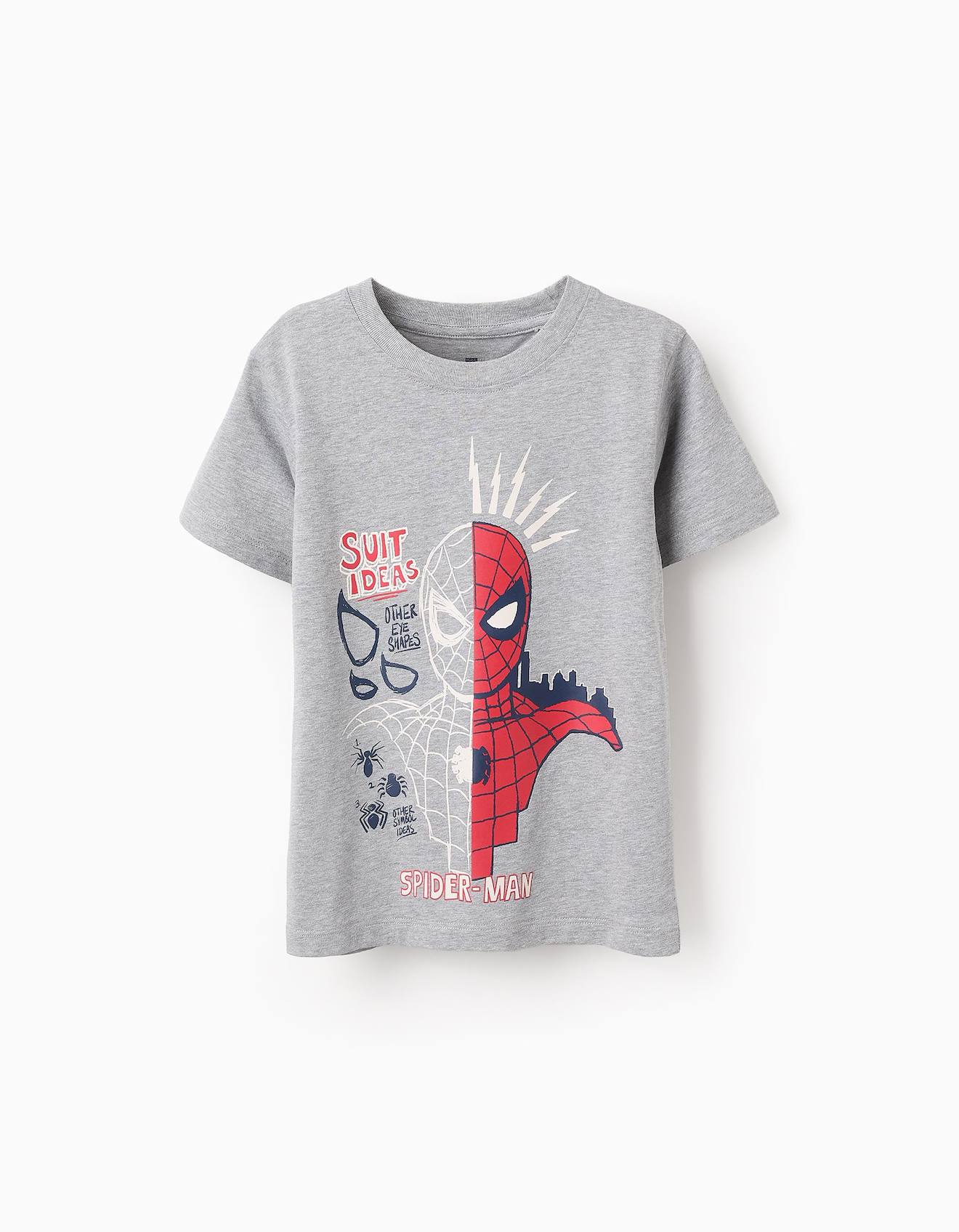T-shirt Spiderman Gris