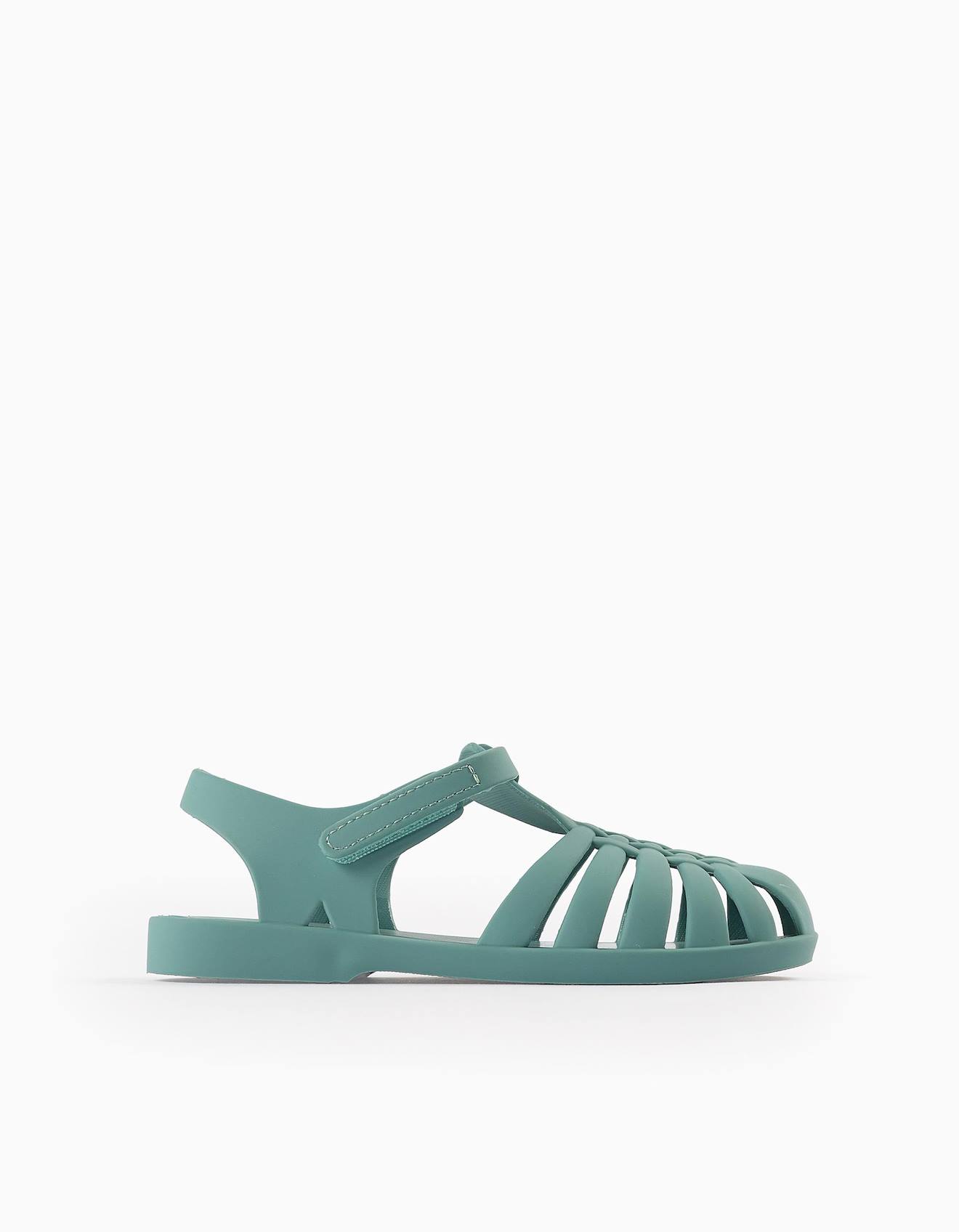 Sandales En Caoutchouc Souple Bleu Foncé