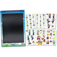 Jouet-Activités artistiques et musicales-Tablette à dessins électronique multicolore mario