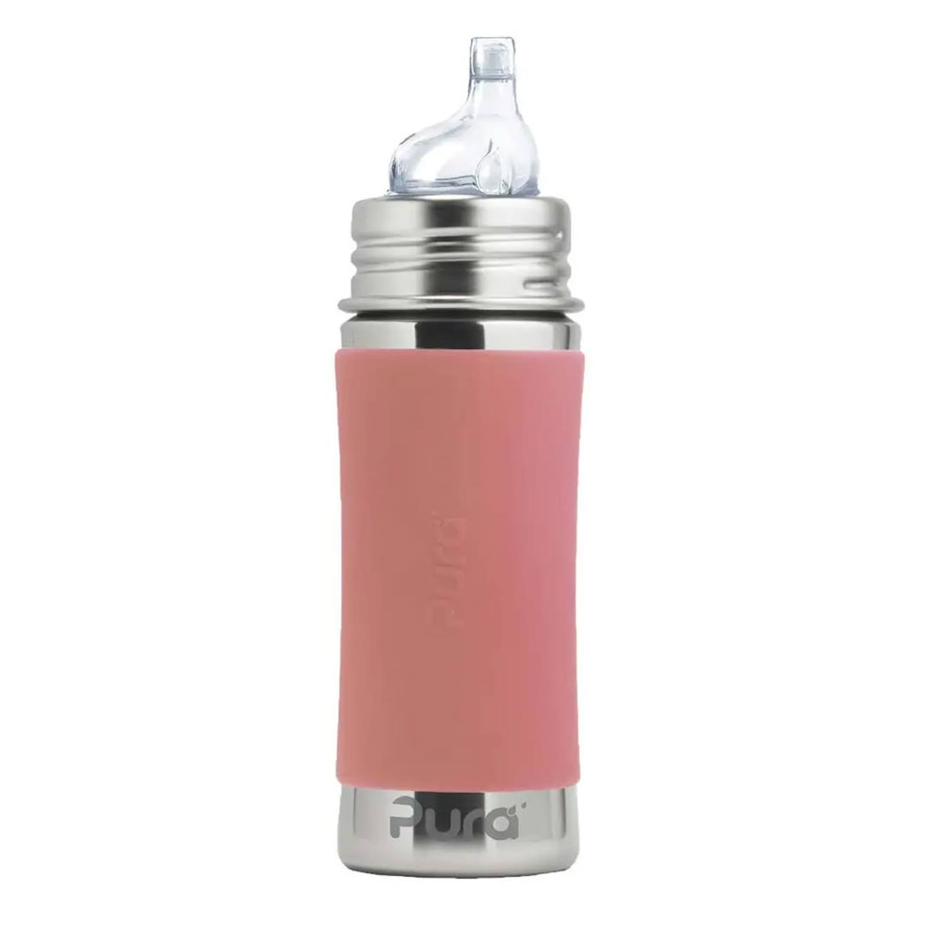 Biberon À Bec En Inox 325 Ml -slate Rose