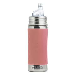 Puériculture-Repas-Biberonnerie-Biberon à bec en inox 325 ml -slate