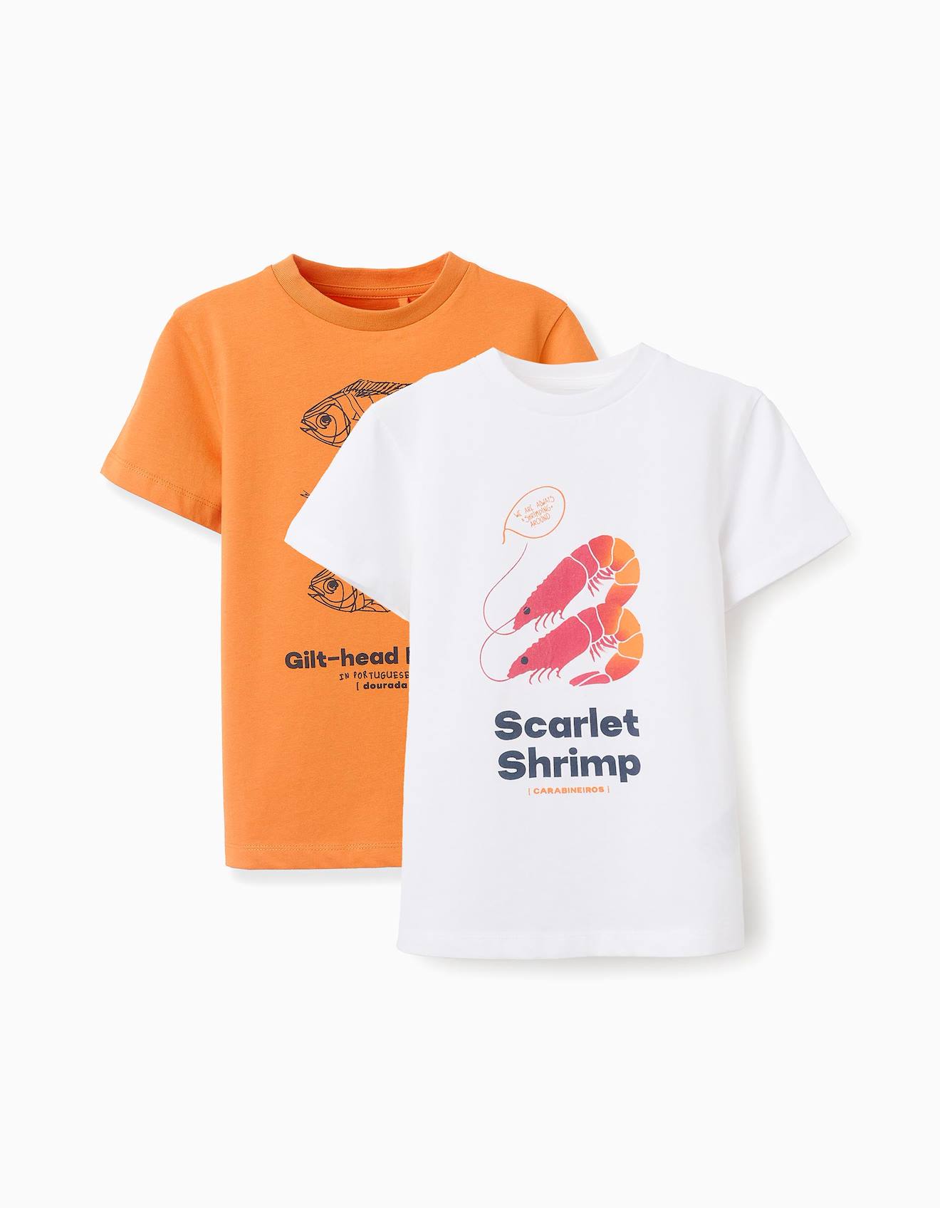 Pack 2 T-shirts En Coton Blanc