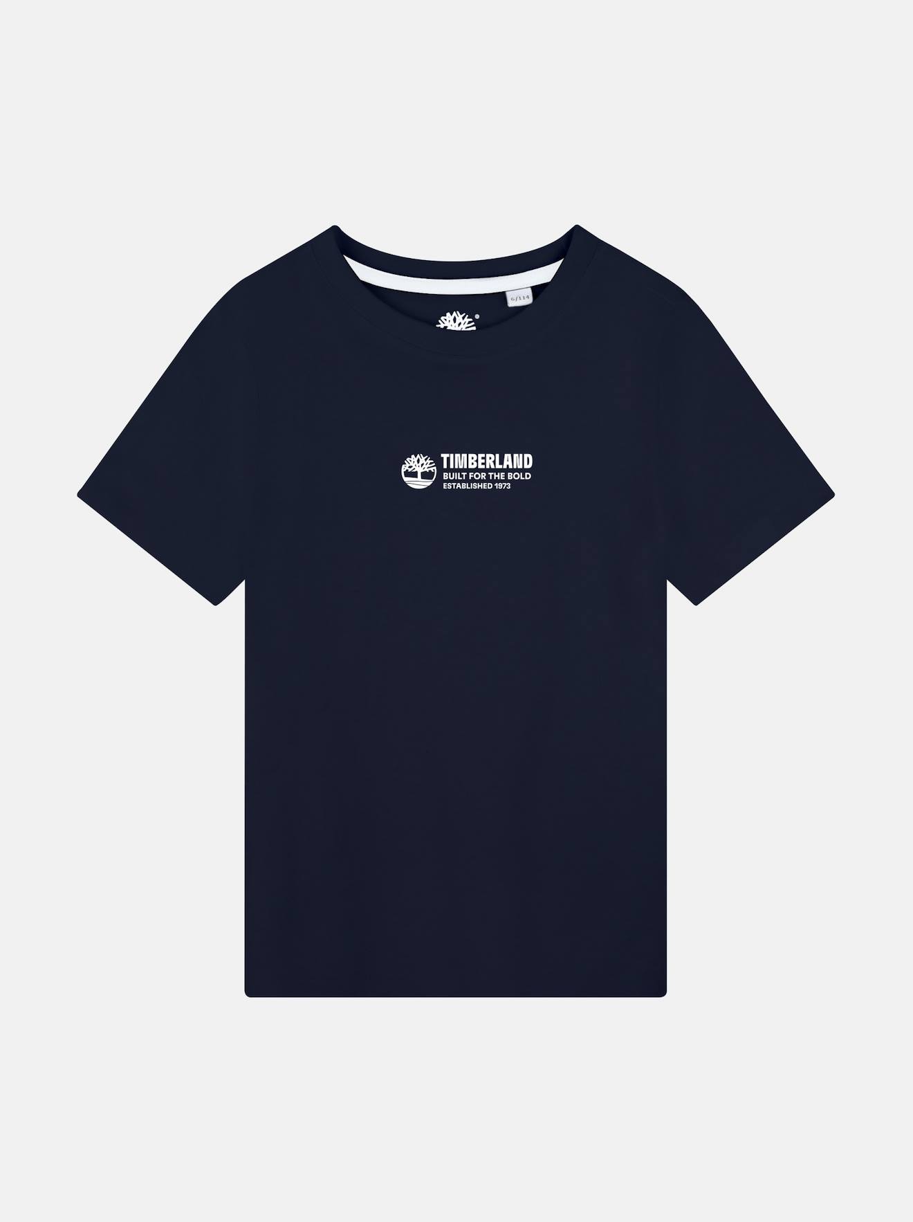 T-shirt Manches Courtes Bleu Foncé