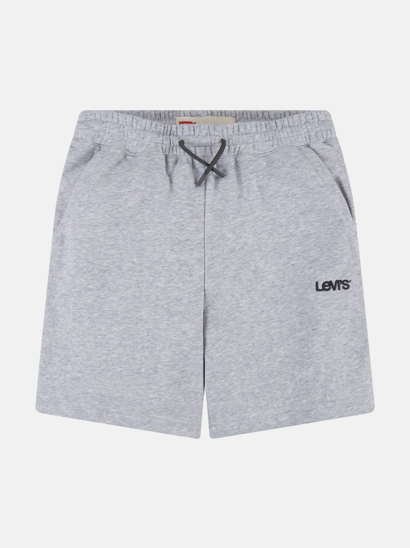 Short Taille Élastique Gris