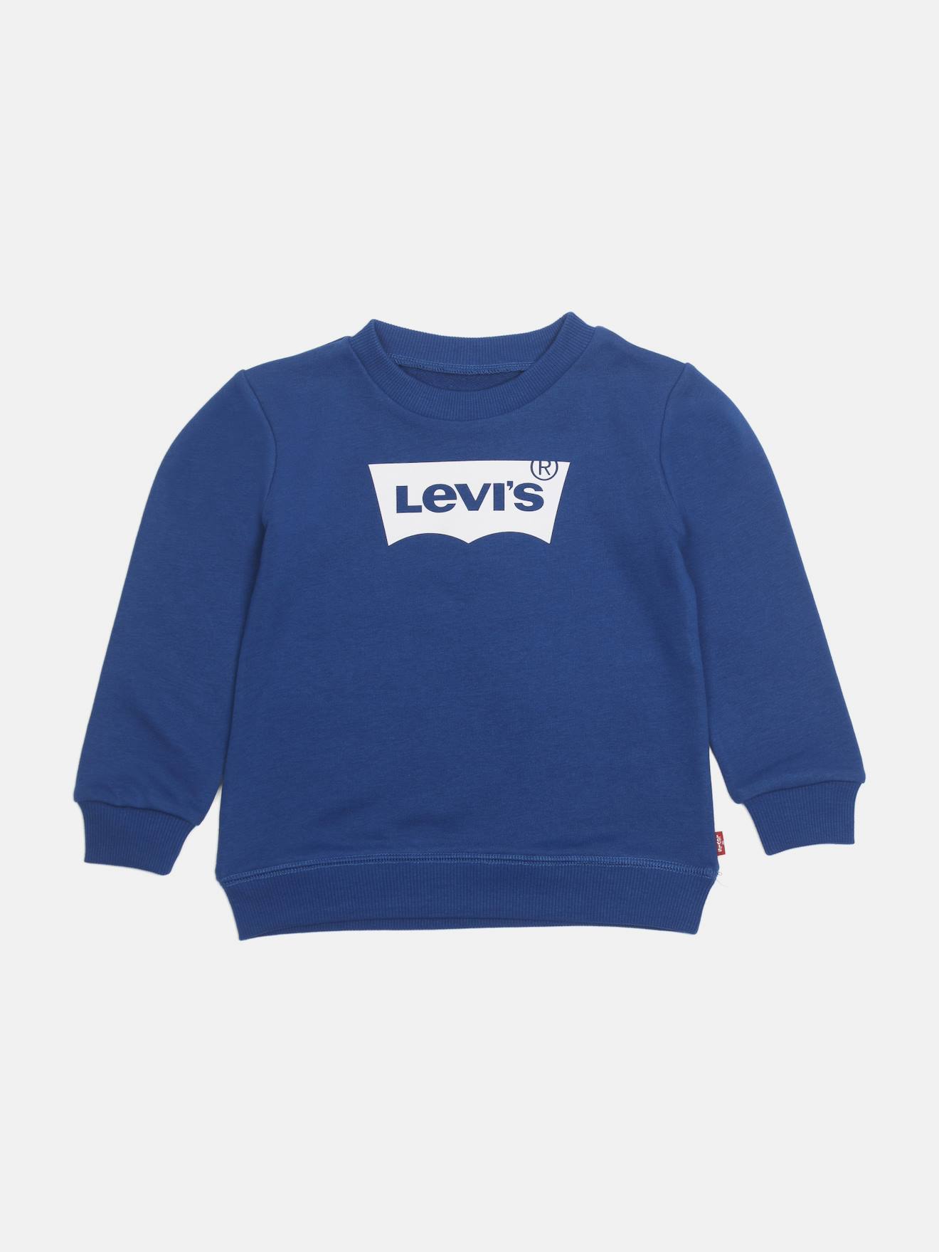 Sweat Col Rond Bleu Roi
