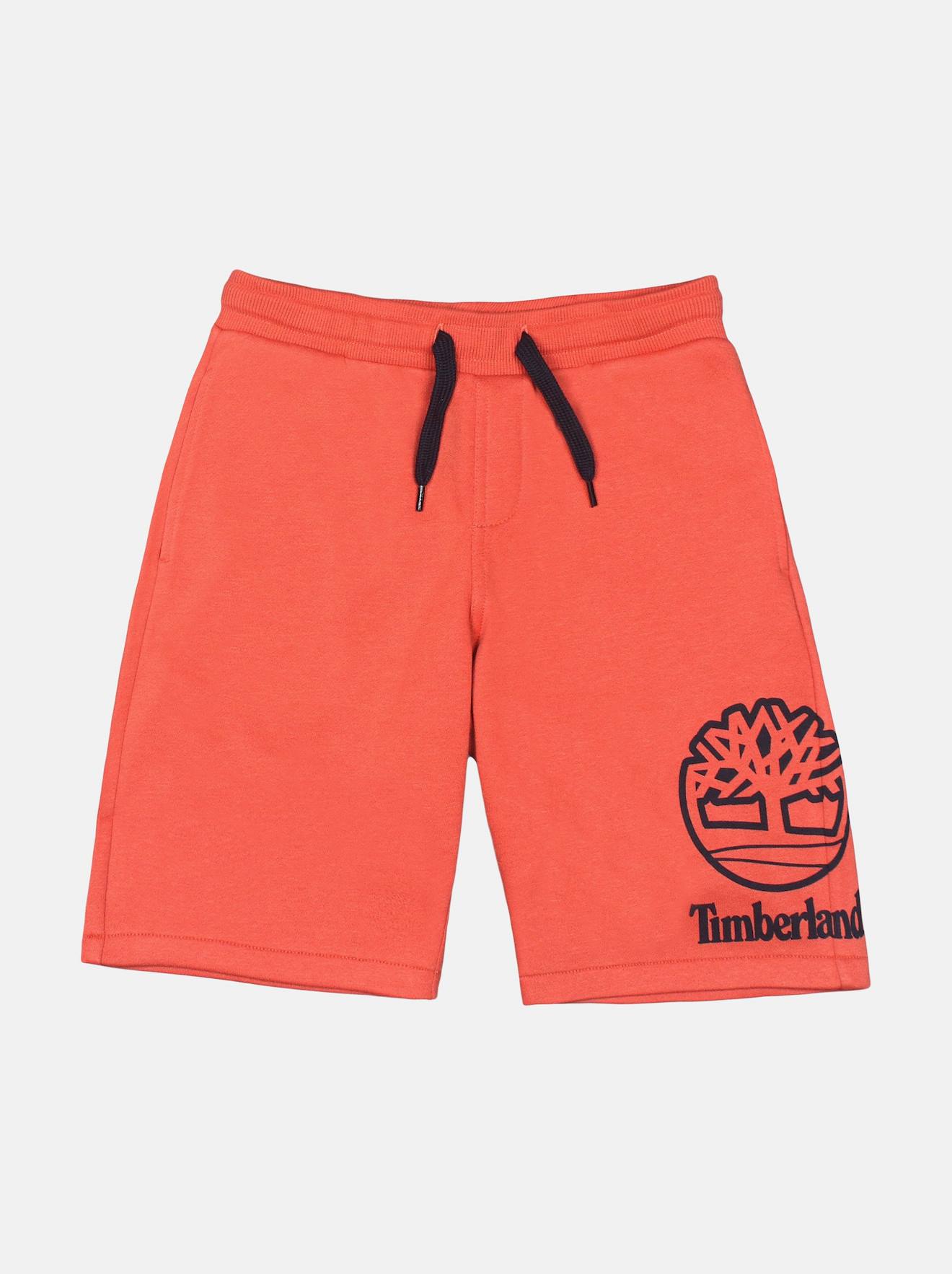 Bermuda Taille Élastique Orange Foncé