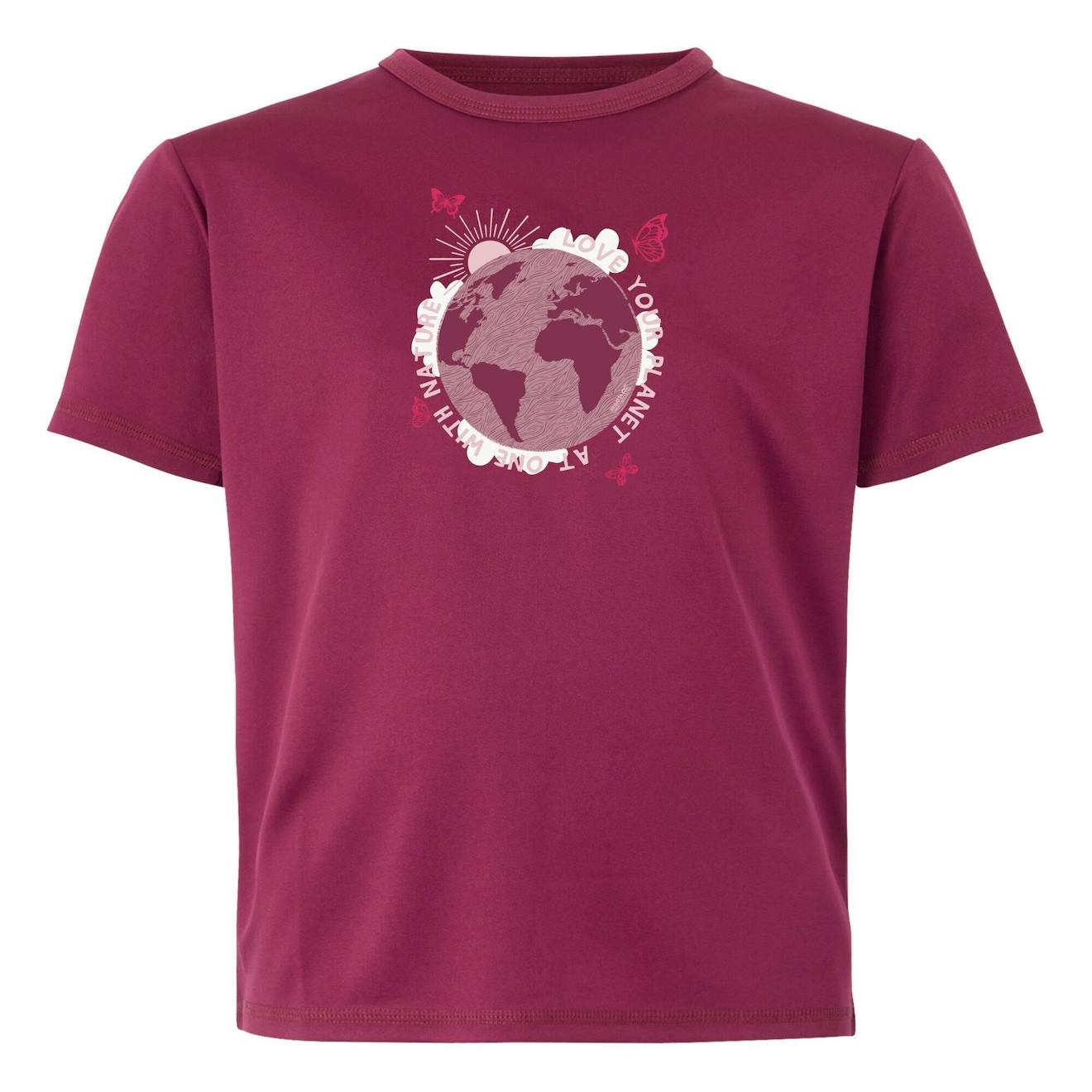 T-shirt Alvarado Polyester Recyclé Alvarado Ix Bordeaux