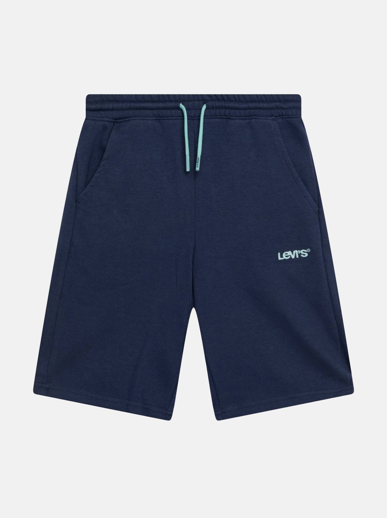 Short Taille Élastique Bleu Foncé