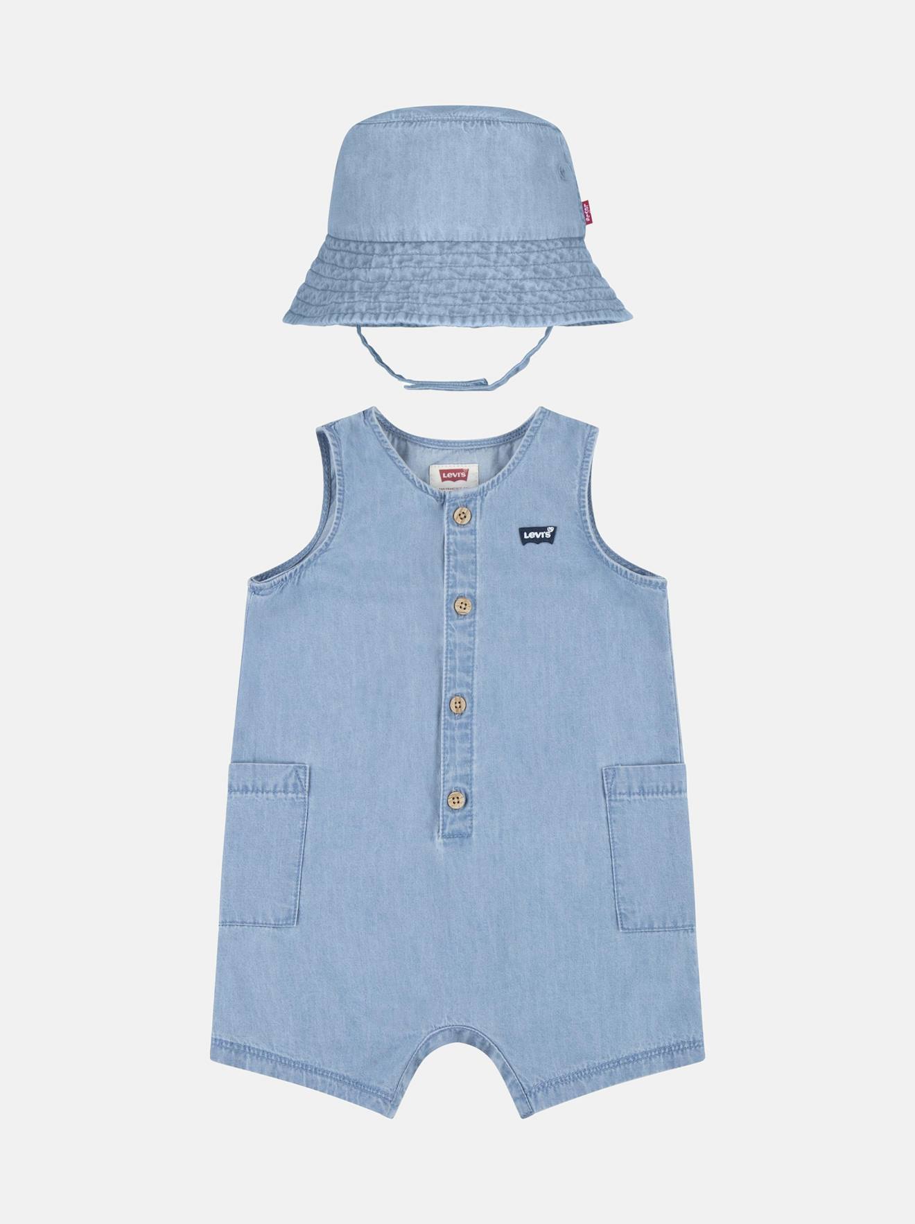 Combinaison En Jean Bleu